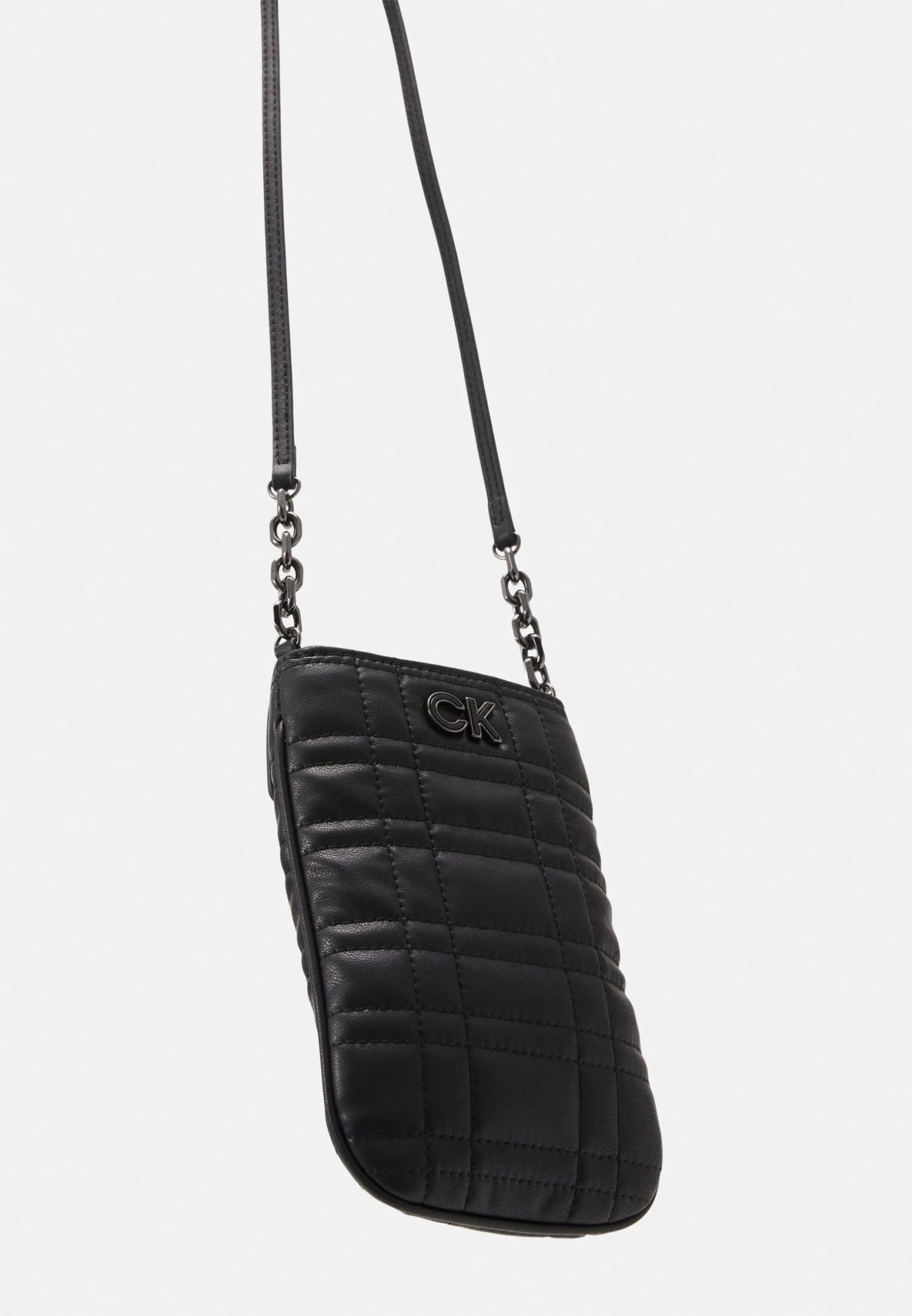 Calvin Klein Re-Lock Quilt Phone Pouch - Schoudertas - Black - Afbeelding 4