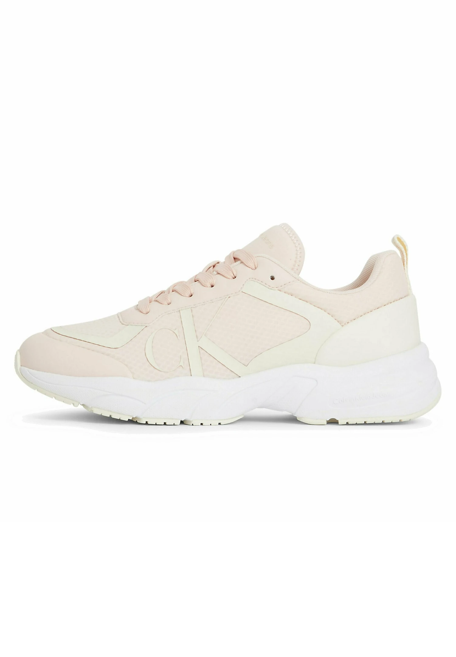 Calvin Klein Jeans Recycled Mesh - Sneakers Laag - Peach Blush/Creamy White