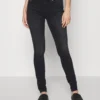 Calvin Klein Jeans Mid Rise Skinny - Jeans Skinny Fit - Washed Black
