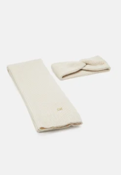 Calvin Klein GiftpacksHeadband + Scarf - Halsdoek - Dark Ecru