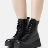 Calvin Klein Pitched Combat- Veterboots - Black