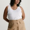 Calvin Klein Plus SizeTank - Top - Bright White