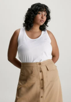 Calvin Klein Plus SizeTank - Top - Bright White