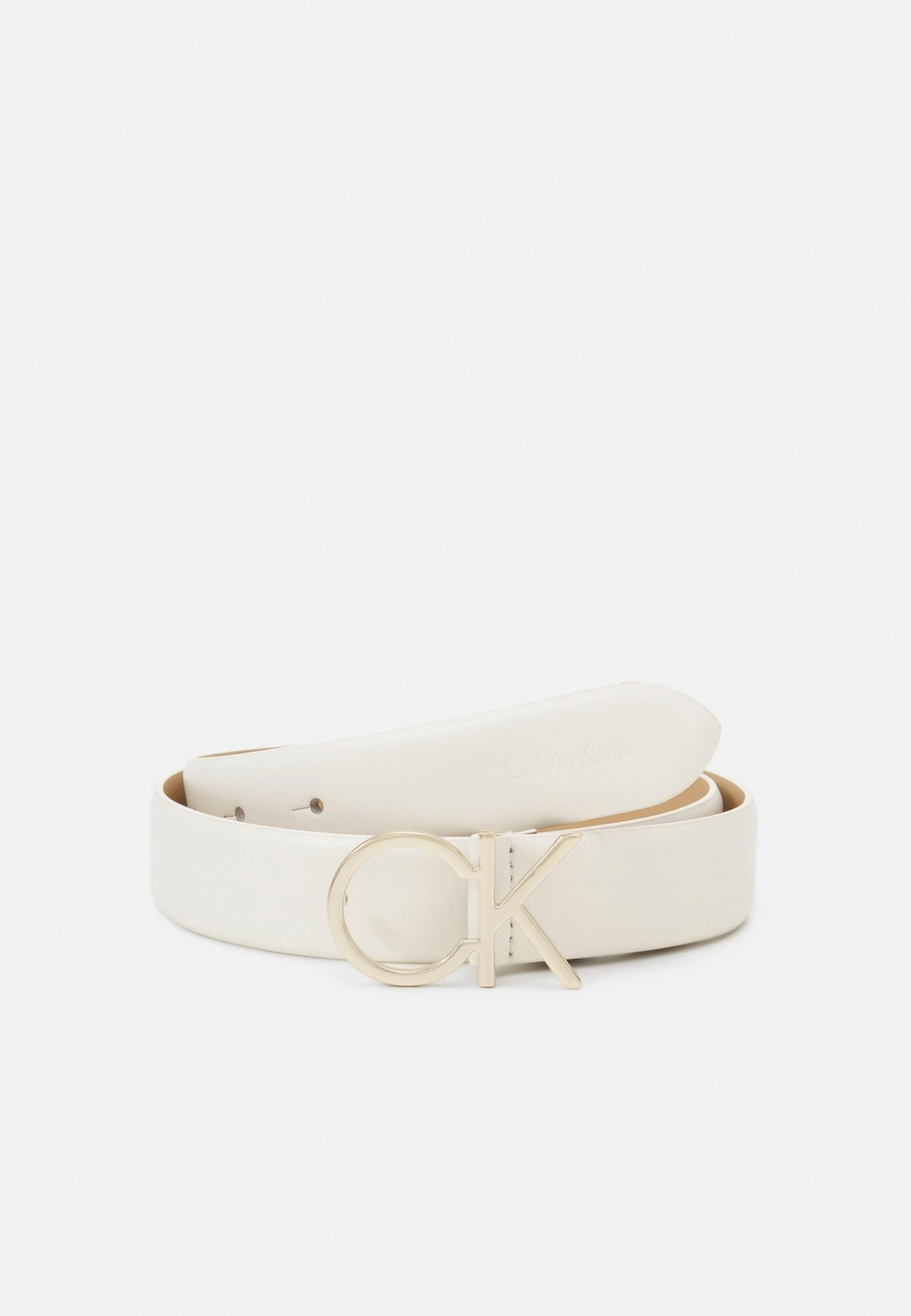 Calvin Klein Re-Lock Logo Belt 30Mm - Riem - Bright White
