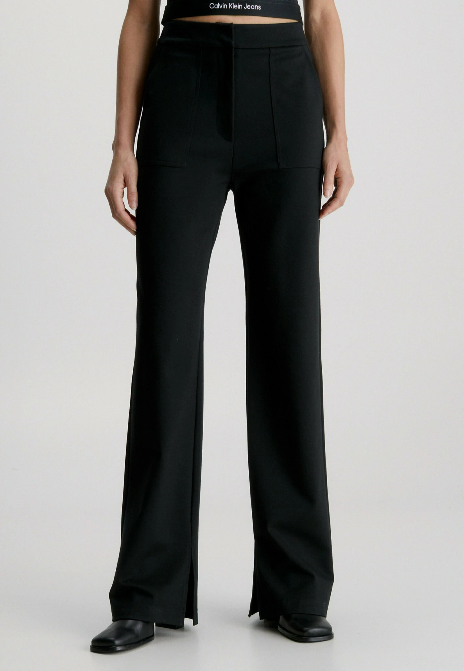 Calvin Klein Jeans Milano Straight - Bootcut Jeans - Ck Black