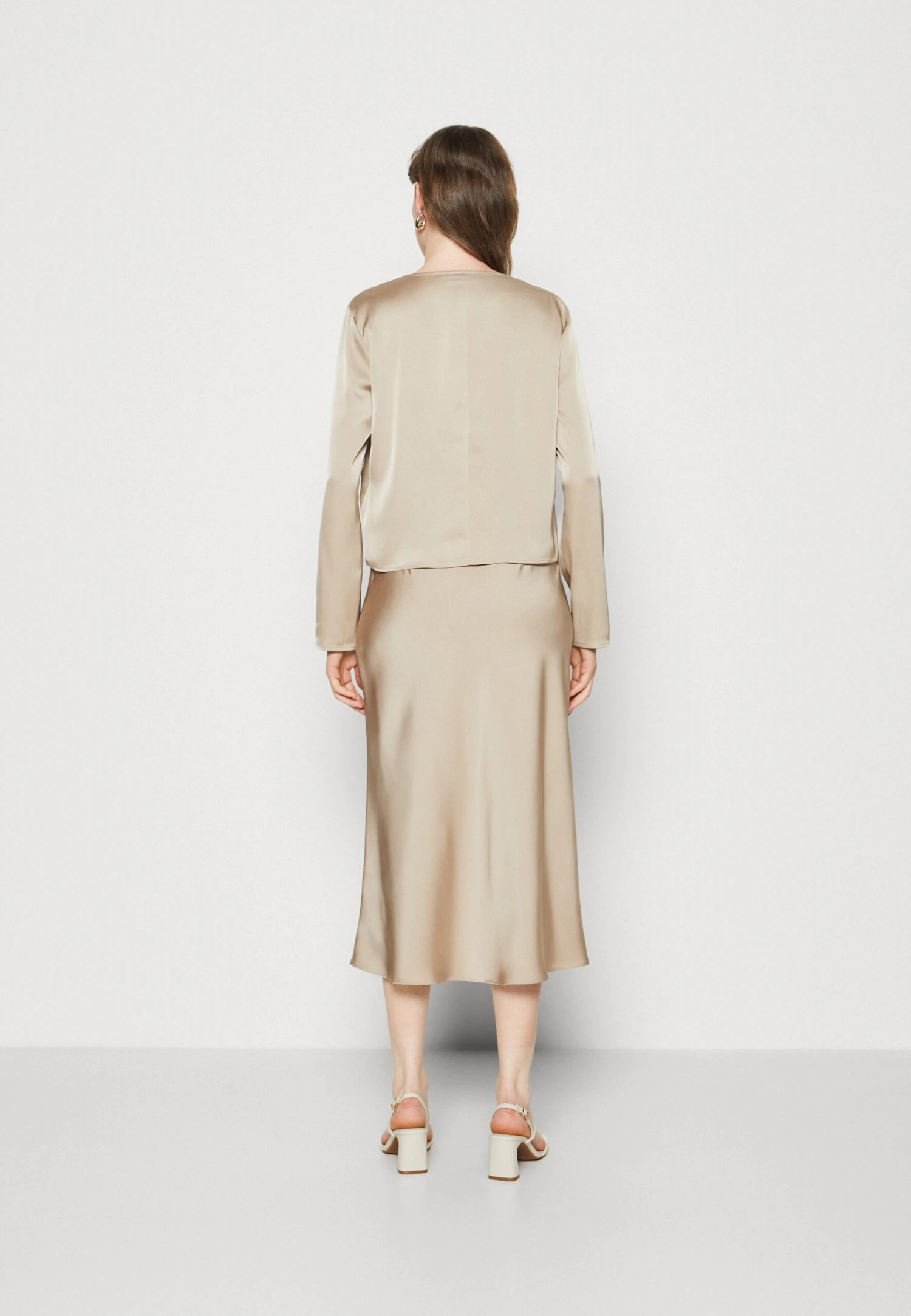 Calvin Klein Light Weight Shirt - Blouse - Medium Taupe - Afbeelding 3