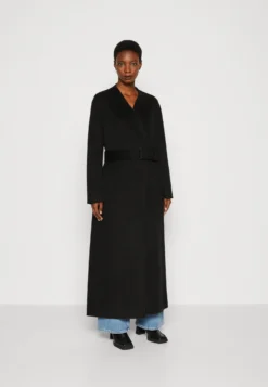 Calvin Klein Maxi Coat - Mantel - Black