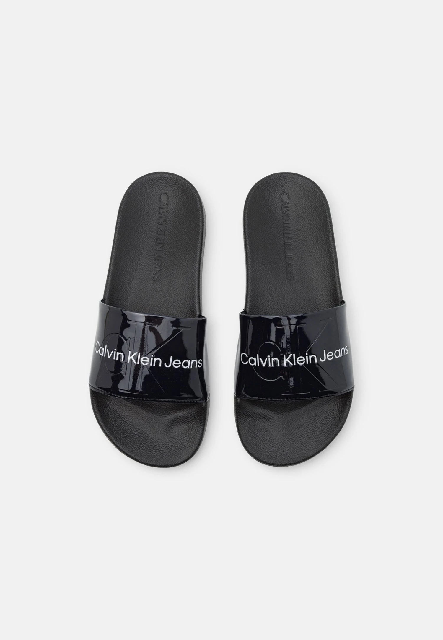 Calvin Klein Jeans Slide Monogram - Muiltjes - Metallic Blue - Afbeelding 6