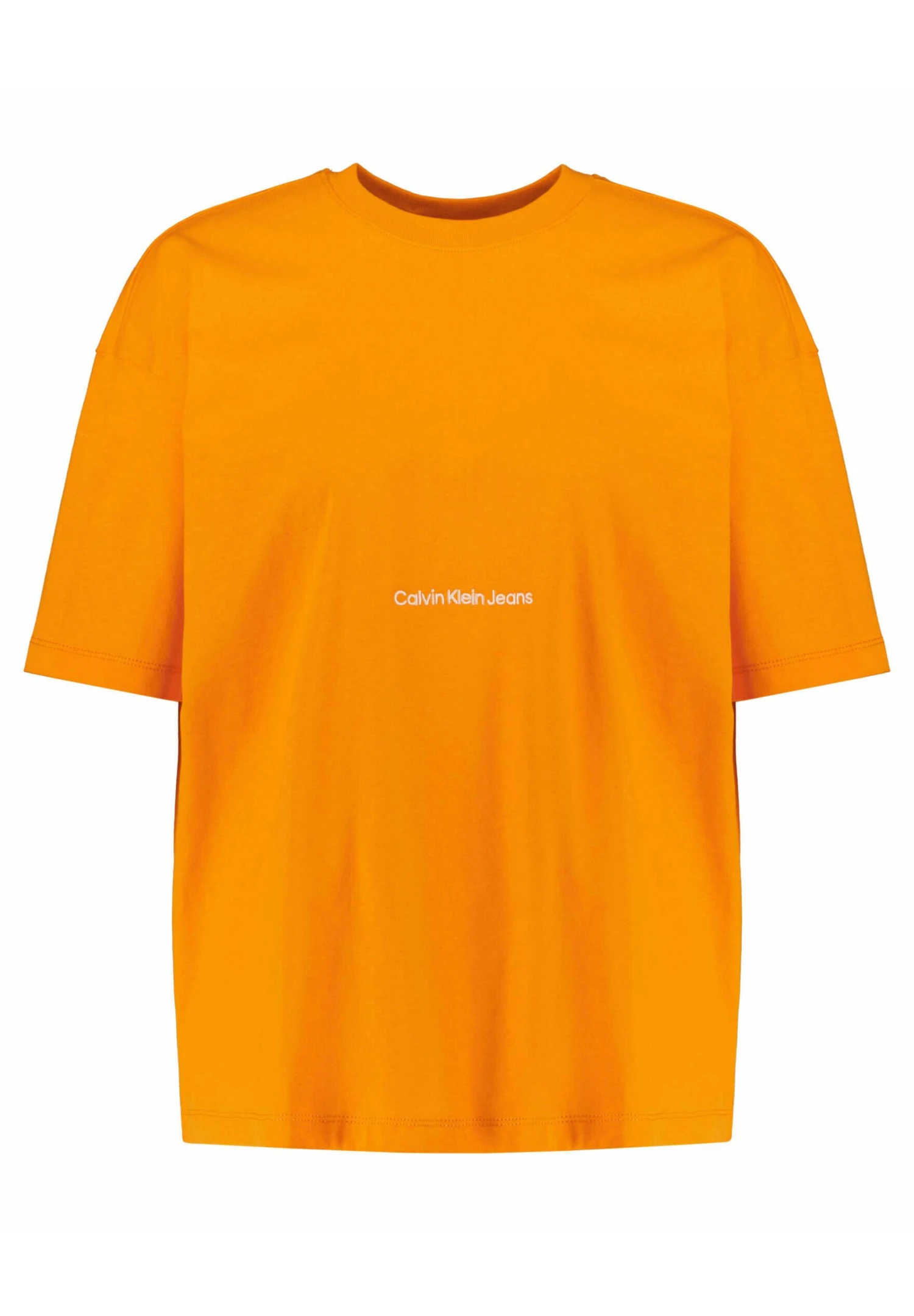 Calvin Klein Jeans Institutional Boyfriend - T-Shirt Basic - Orange - Afbeelding 3