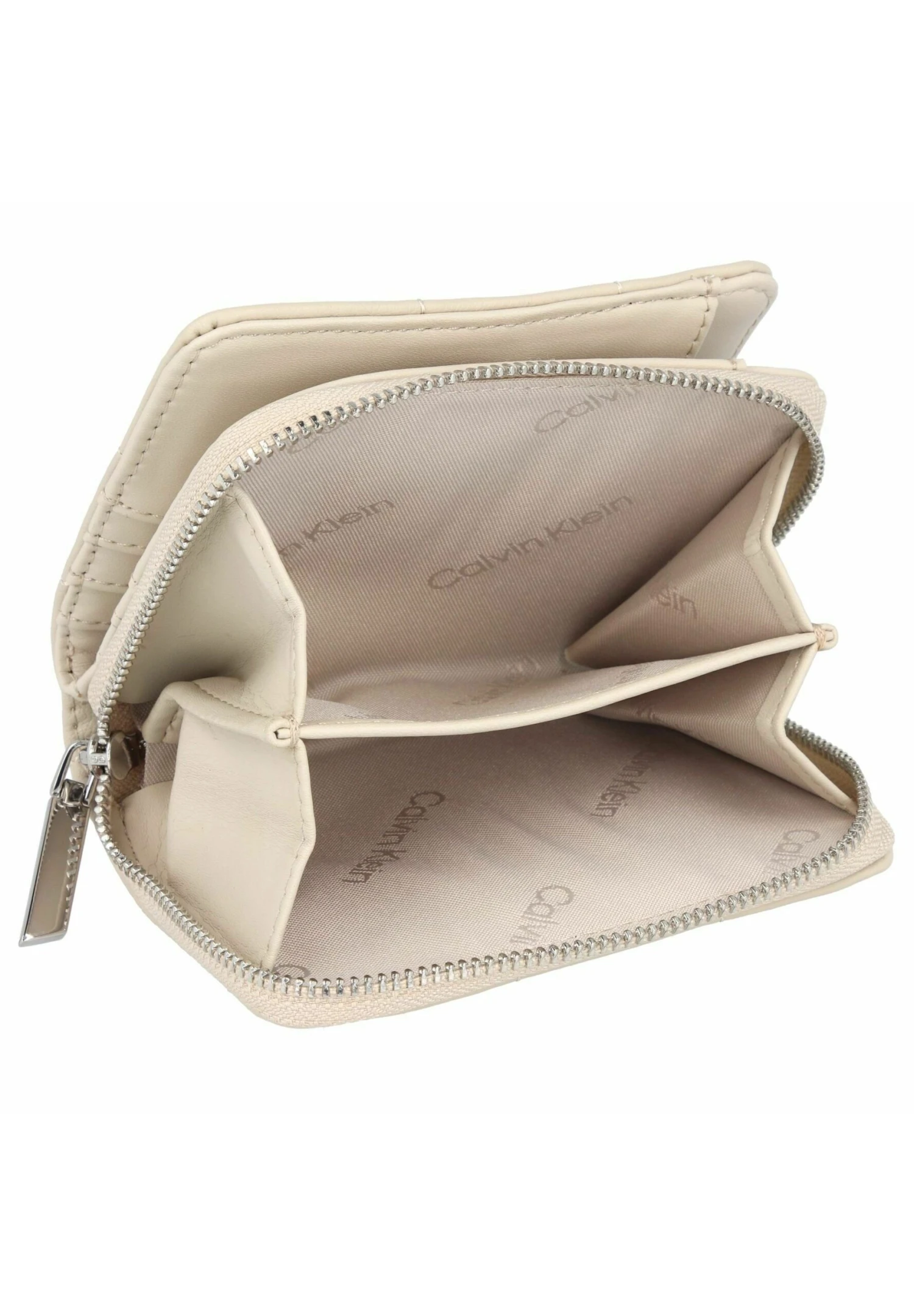 Calvin Klein Re-Lock Quilt 12 Cm - Portemonnee - Stoney Beige - Afbeelding 3