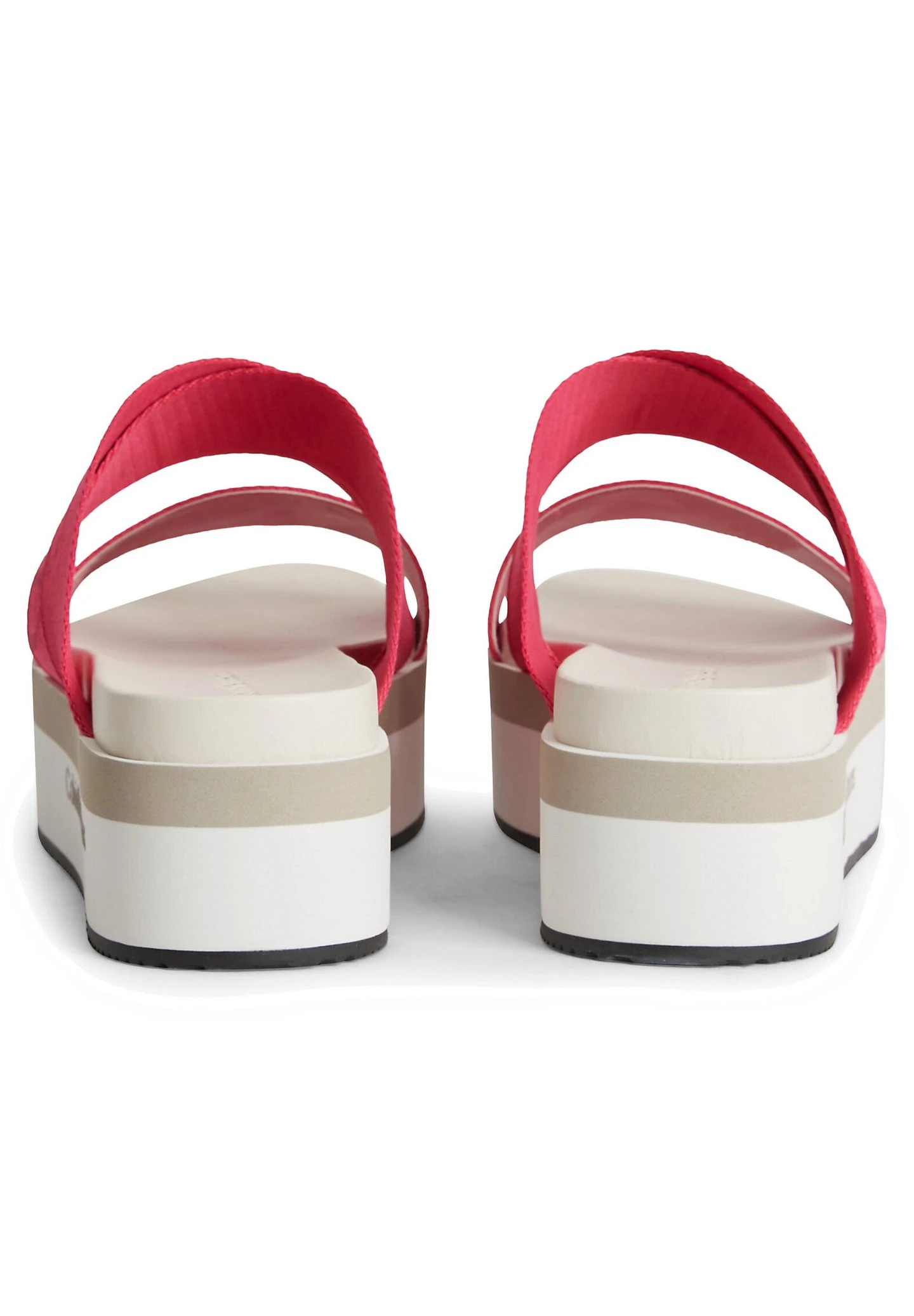 Calvin Klein Jeans Flatform Webbing - Muiltjes - Raspberry Sorbet - Afbeelding 4