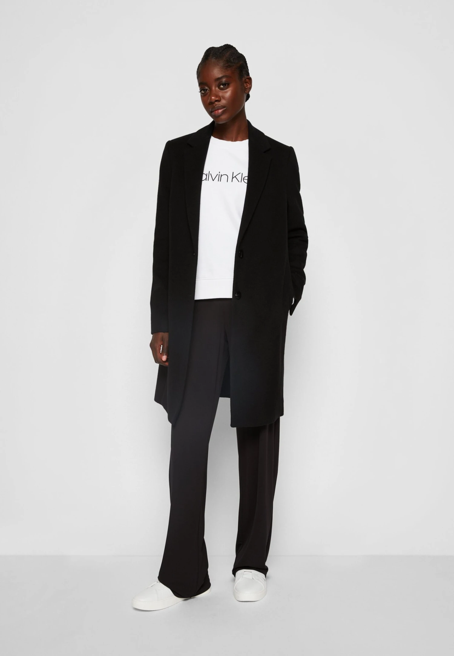 Calvin Klein Core Logo - Sweater - Bright White - Afbeelding 2