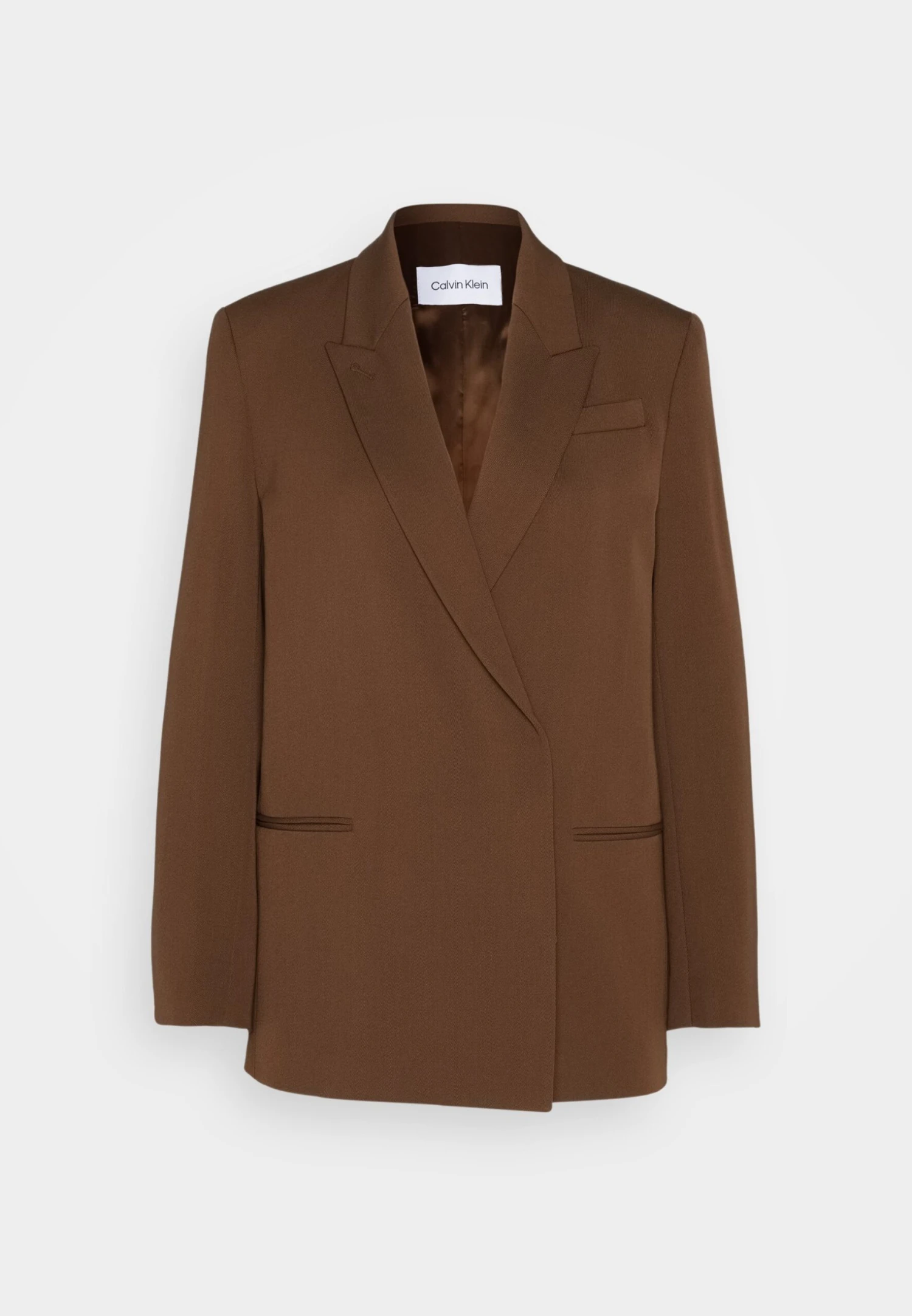 Calvin Klein Halflange Jas - Brown Kelp - Afbeelding 5