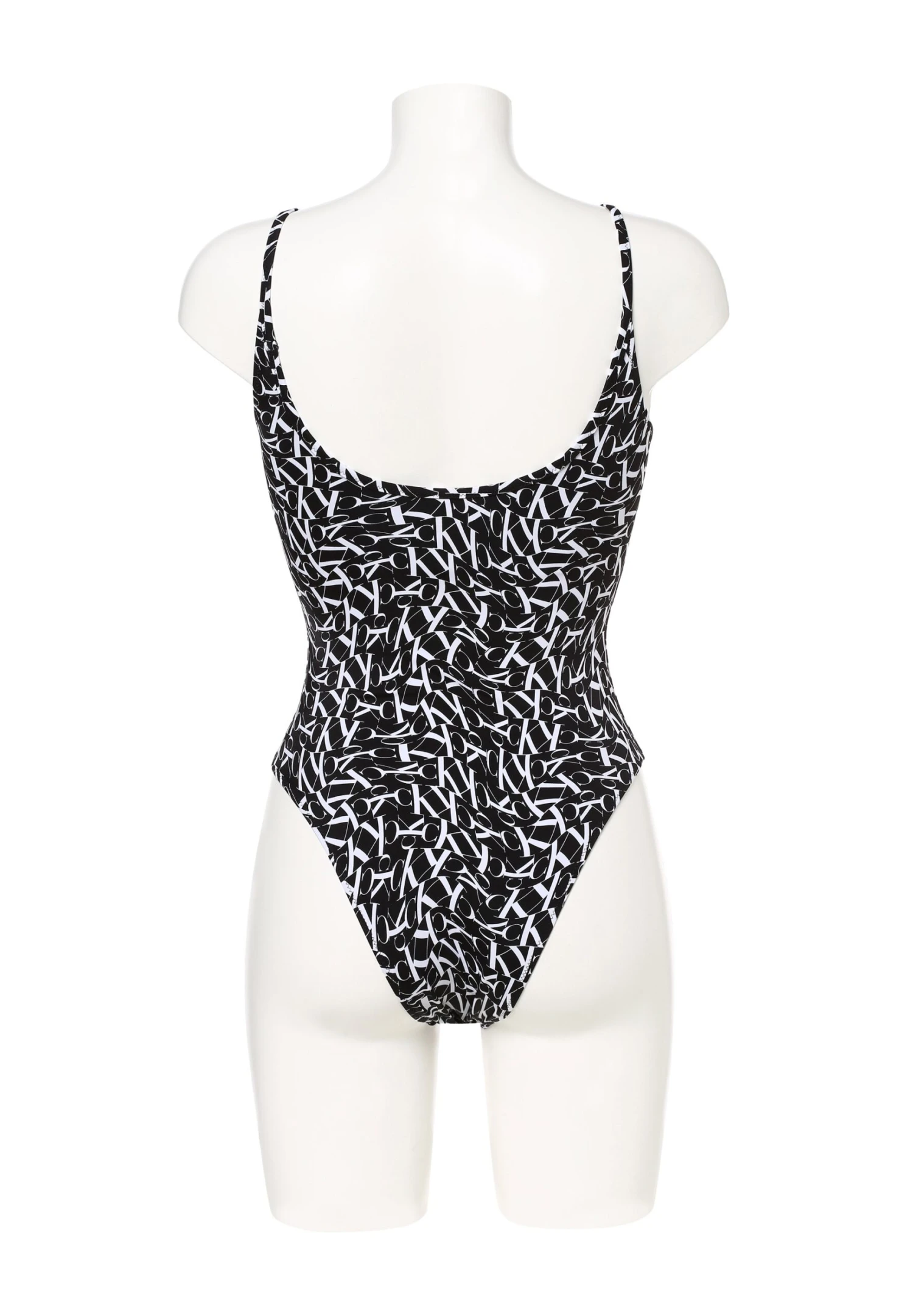 Calvin Klein Badpak - Schwarz Weiß - Afbeelding 3