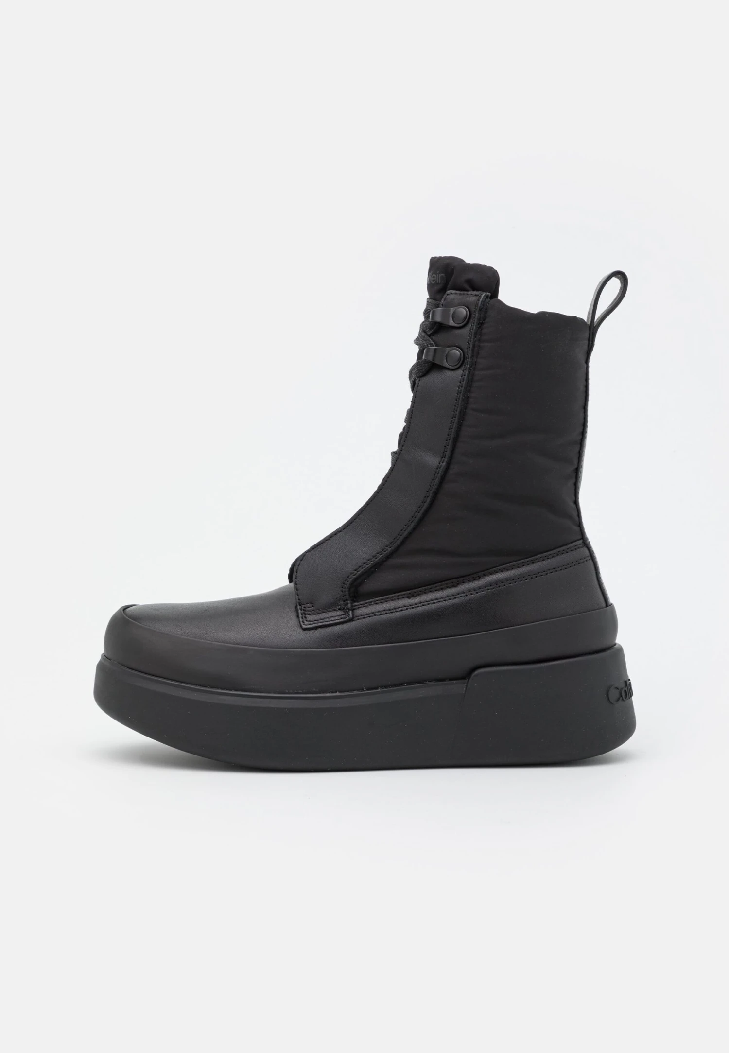 Calvin Klein Padded Combat Boot - Enkellaarsjes Met Plateauzool - Black - Afbeelding 2