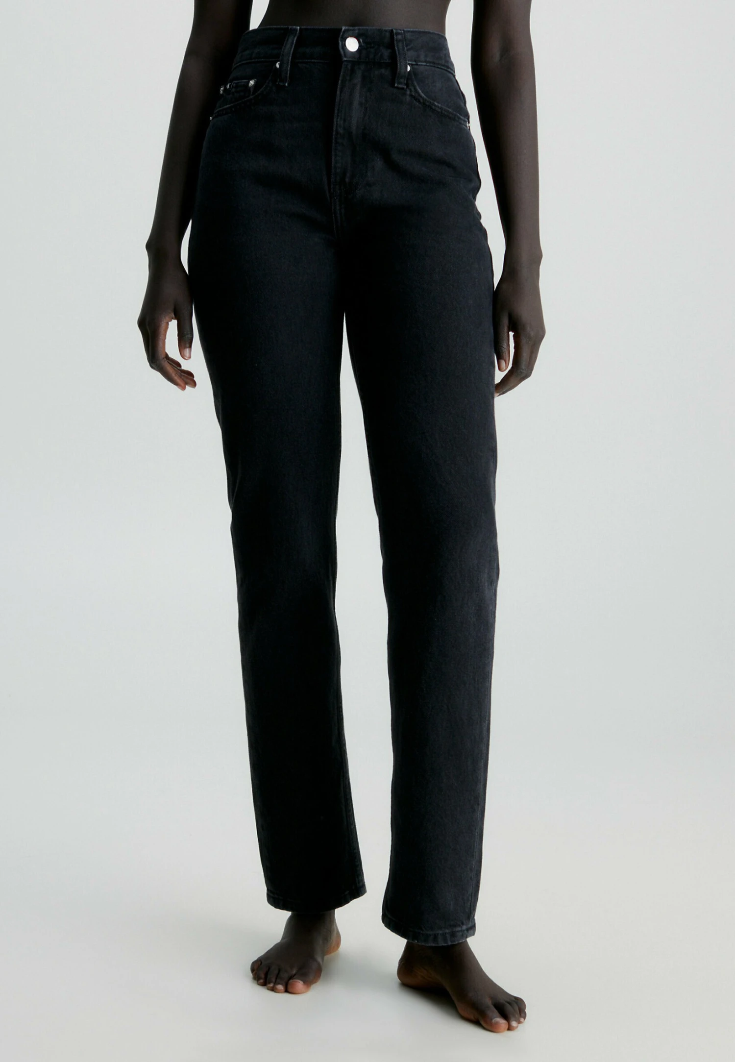 Calvin Klein Jeans Mom - Relaxed Fit Jeans - Denim Black