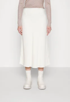 Calvin Klein Bias Cut Midi Skirt - Kokerrok - Seedpearl