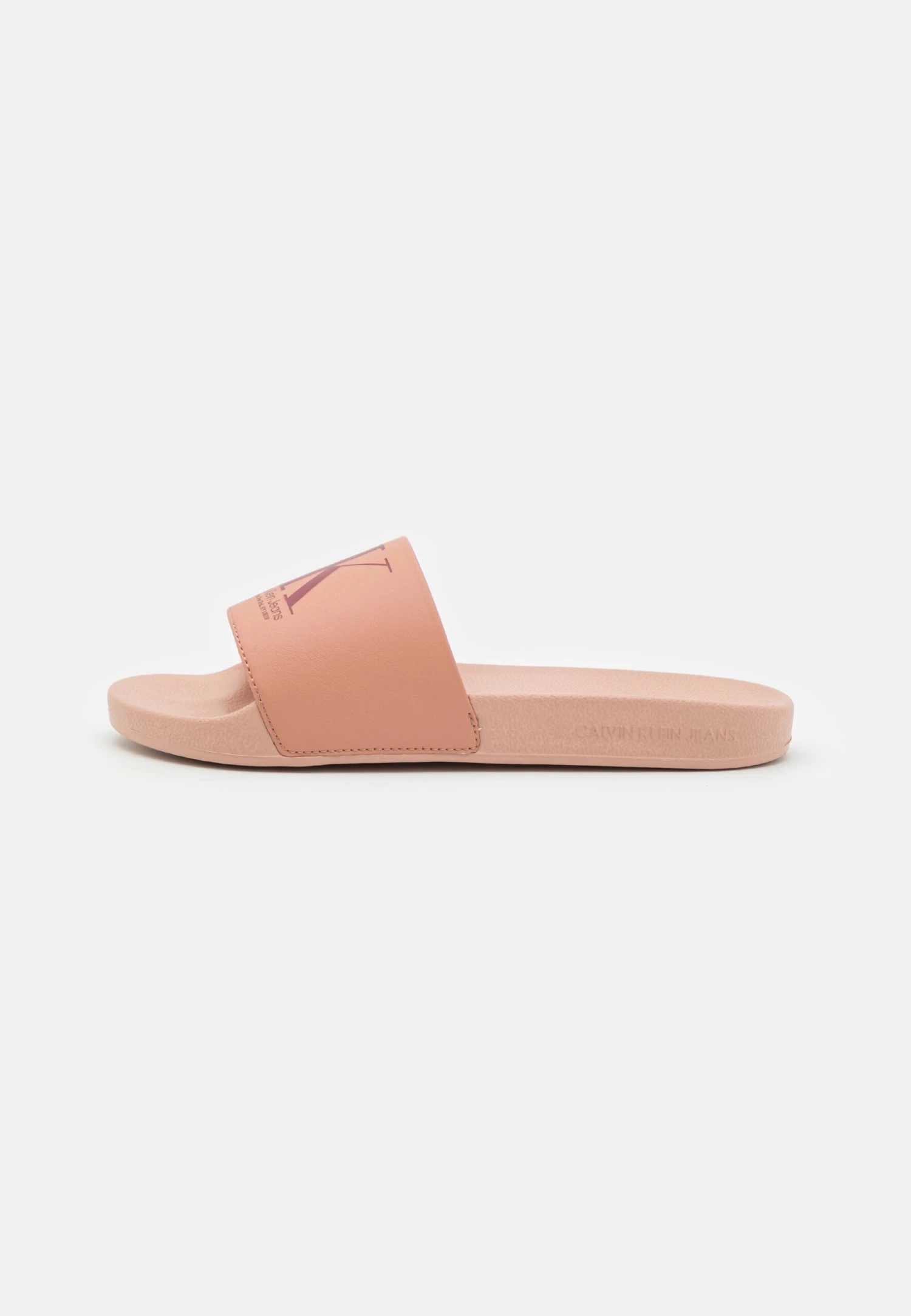Calvin Klein Jeans Slide Oversized Brand- Muiltjes - Cafe Creme - Afbeelding 2