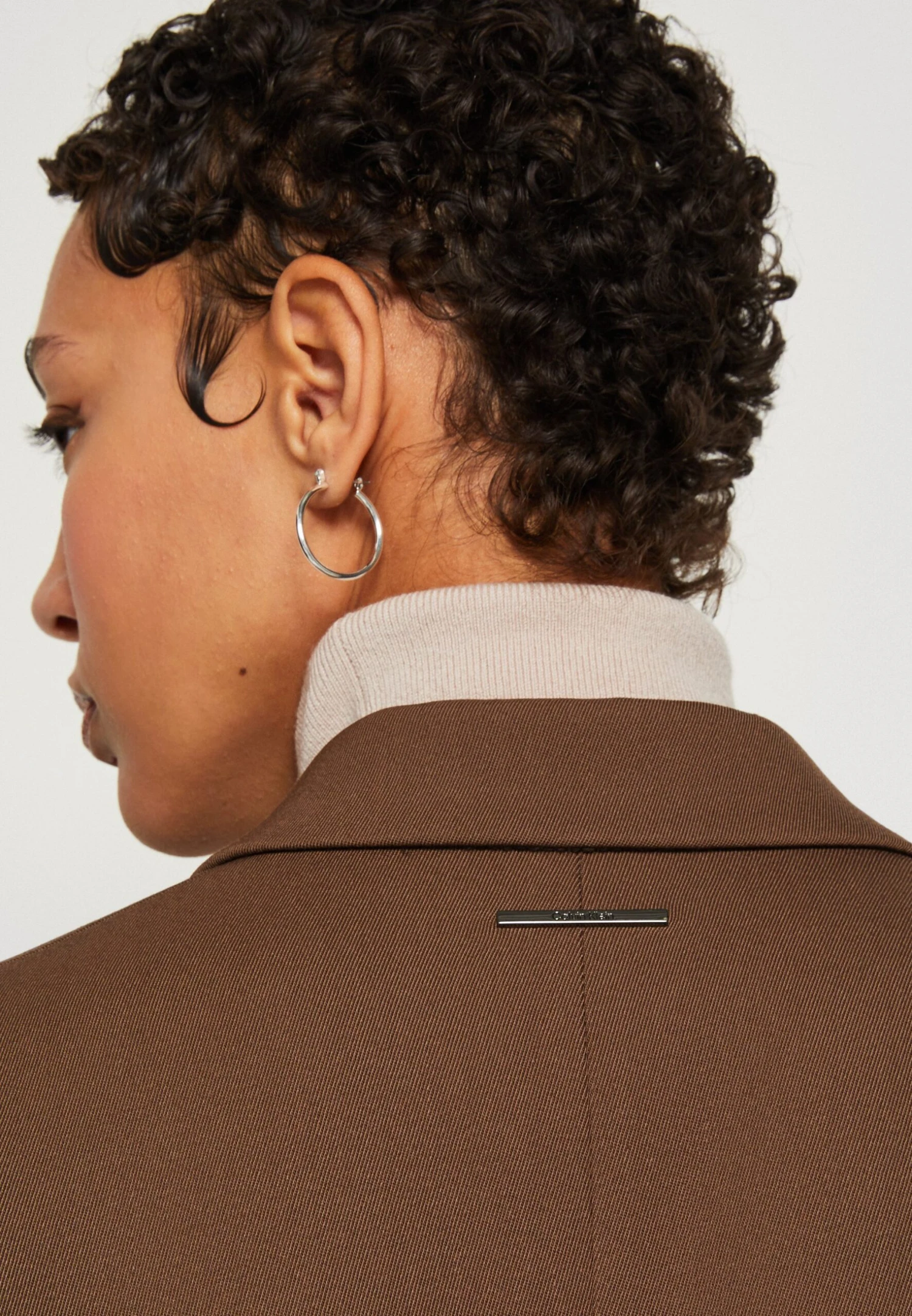 Calvin Klein Halflange Jas - Brown Kelp - Afbeelding 6