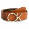 Calvin Klein Lock - Riem - Cognac Brownmono
