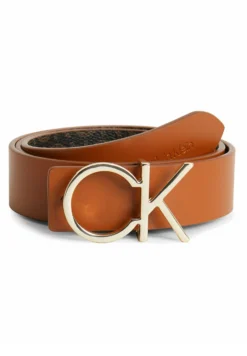 Calvin Klein Lock - Riem - Cognac Brownmono