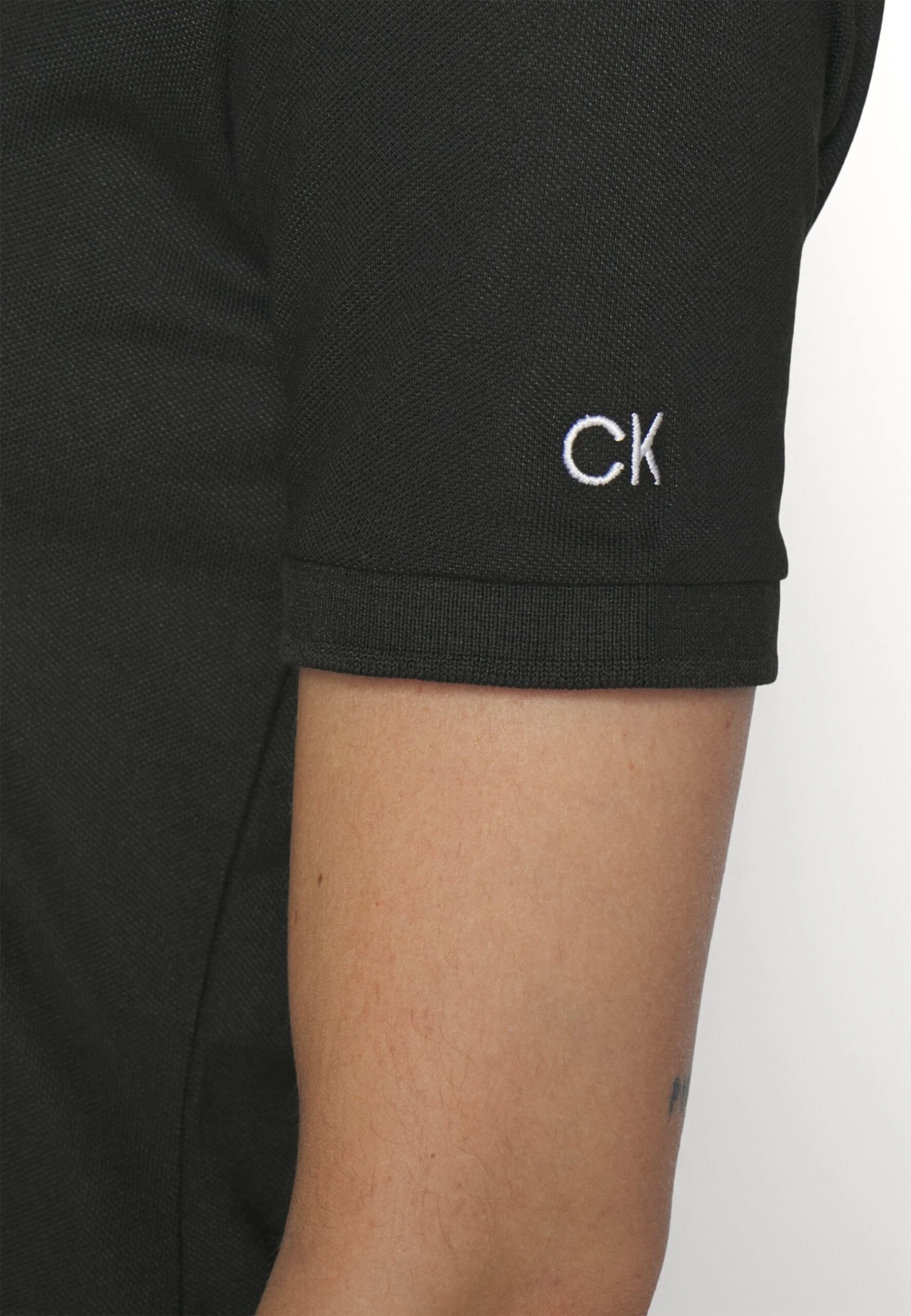 Open Neck - Poloshirt - Black - Afbeelding 8