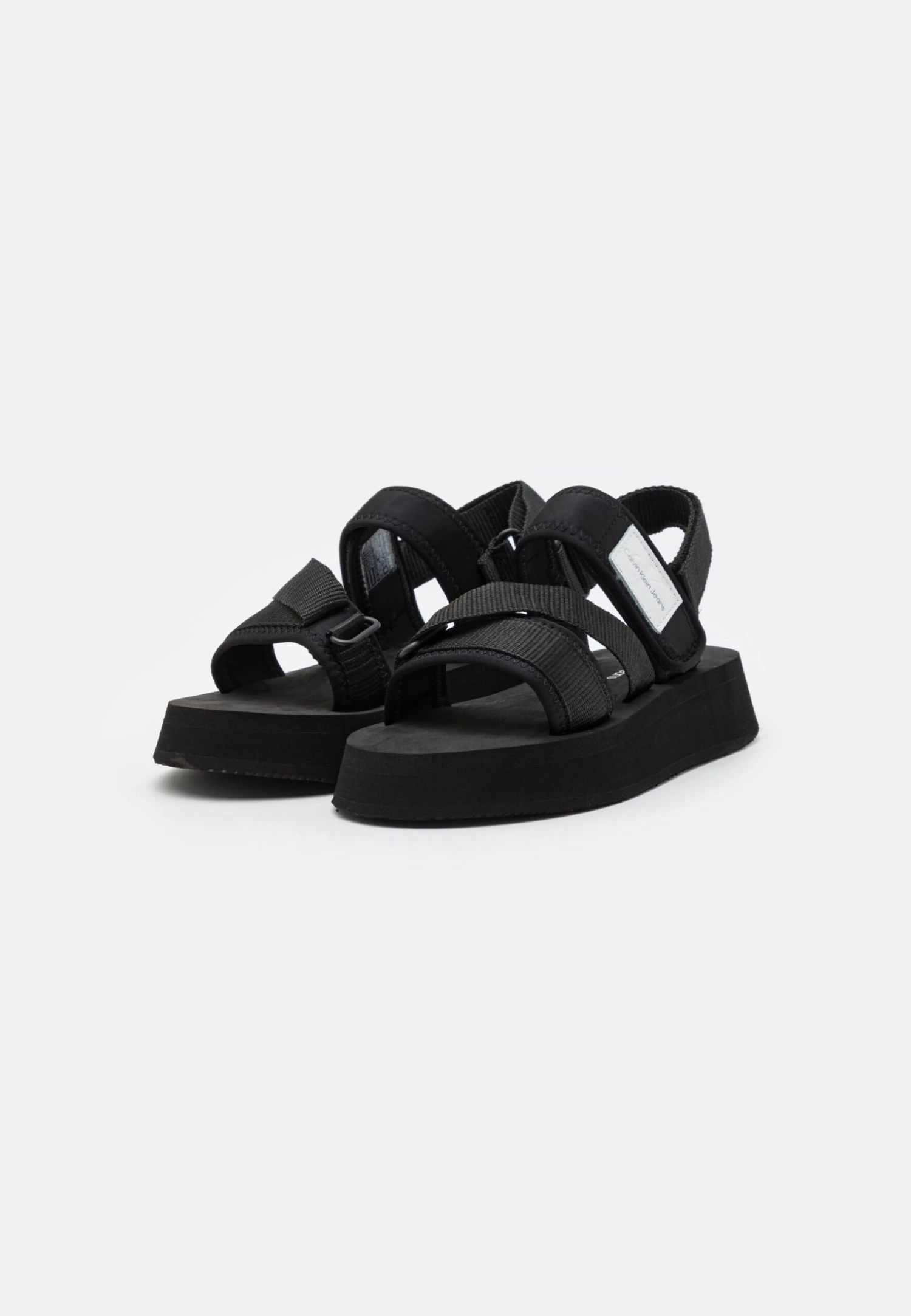 Calvin Klein Jeans Prefresato Badge - Sandalen Met Plateauzool - Black - Afbeelding 3