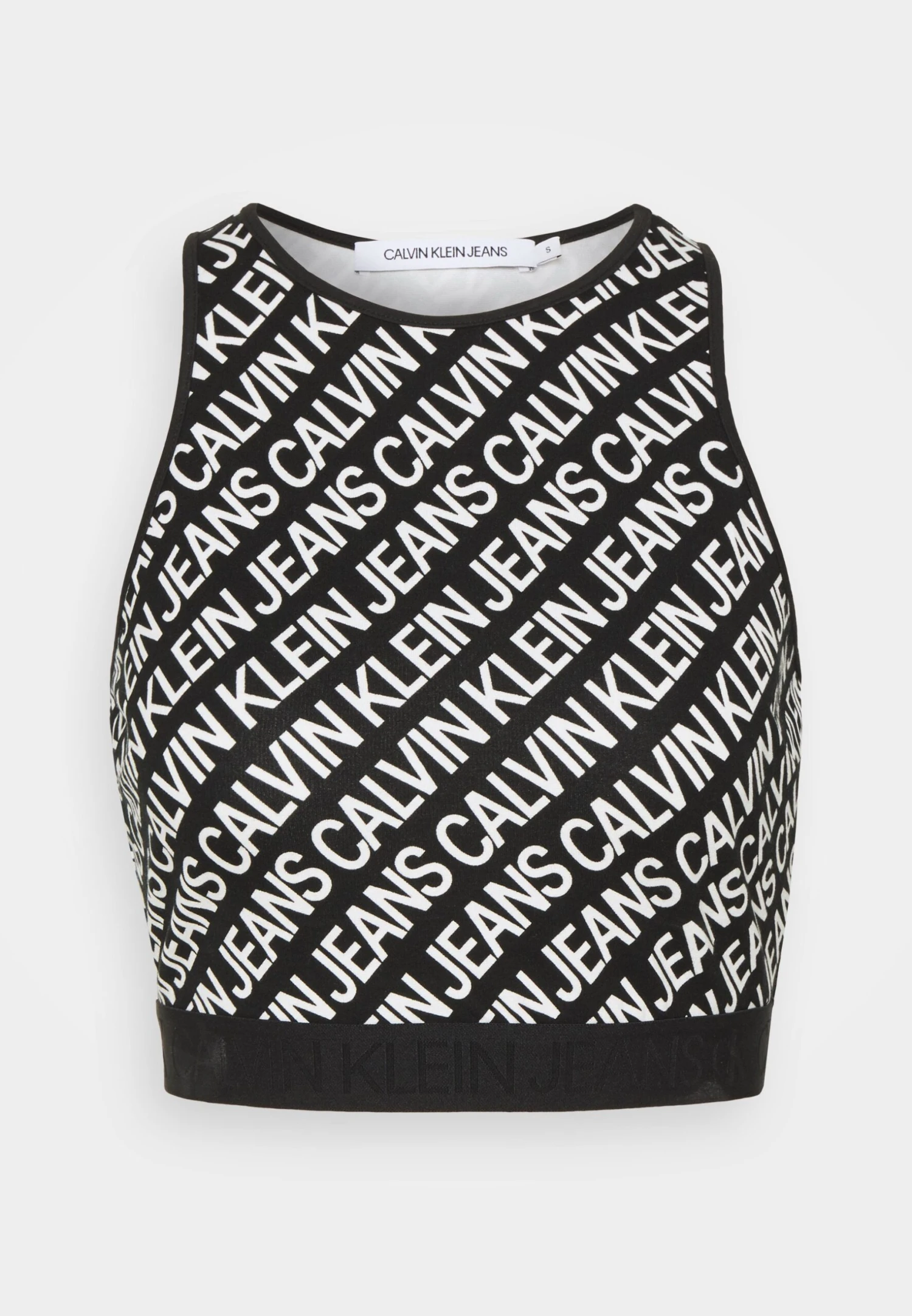 Calvin Klein Jeans Milano Logo - Top - Black - Afbeelding 4