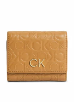 Calvin Klein Small Rfid Trifold - Portemonnee - Brown Sugar