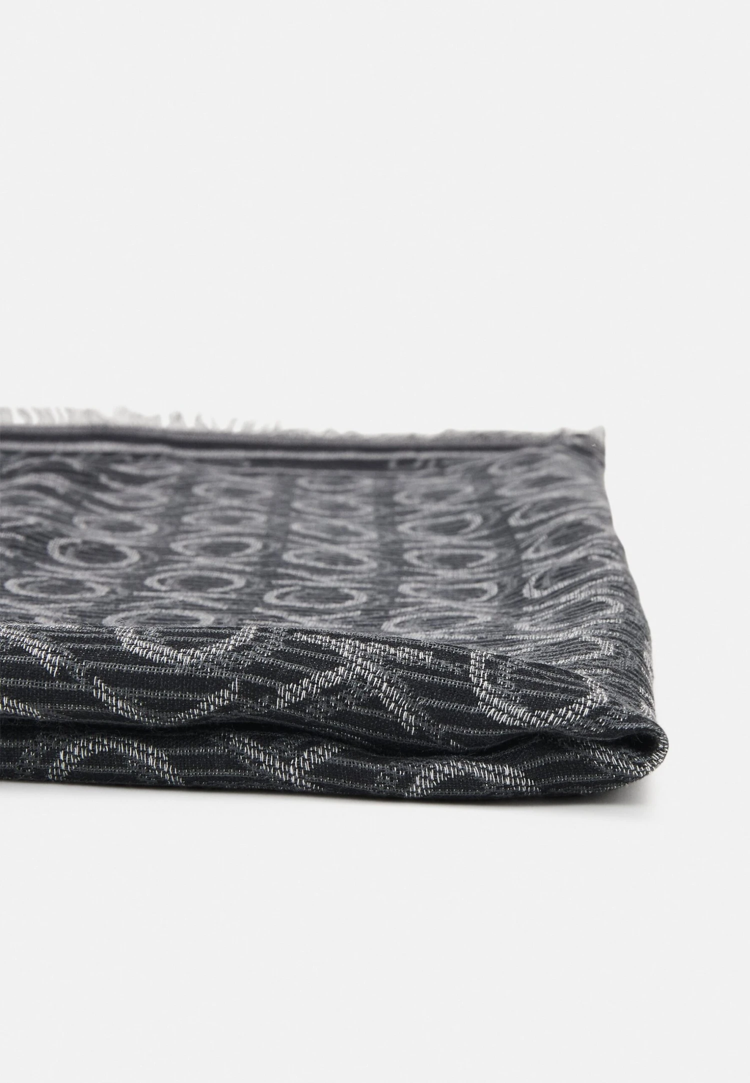 Calvin Klein Monogram Jacquard - Halsdoek - Black - Afbeelding 4