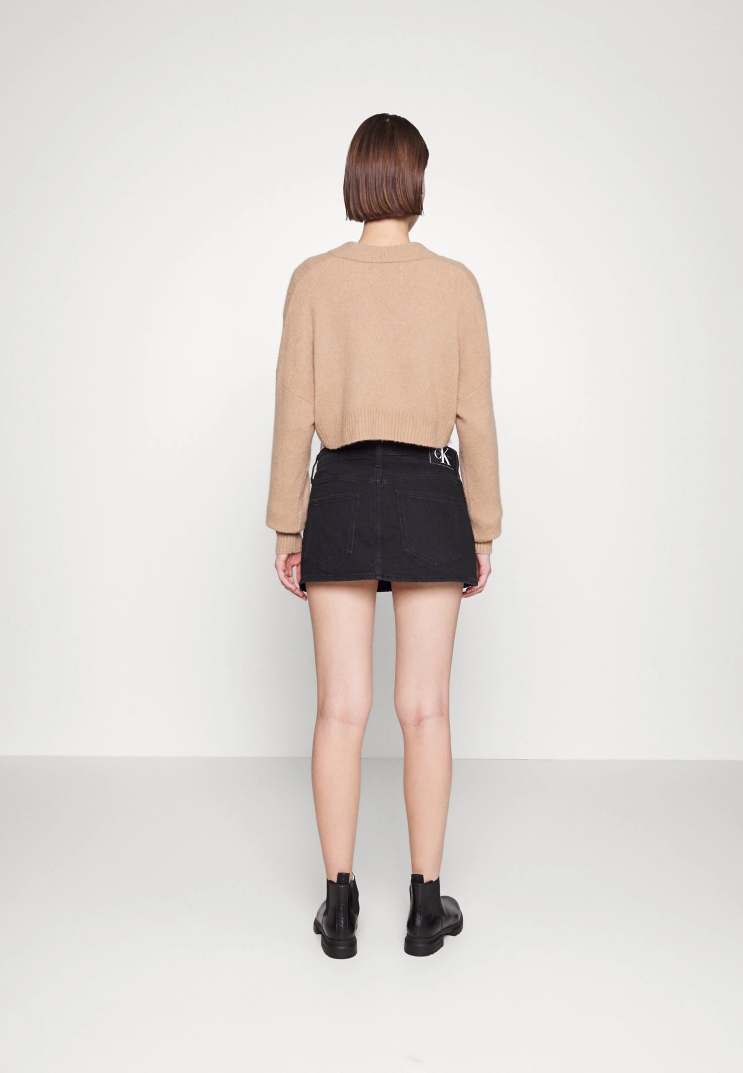 Calvin Klein Jeans Micro Skirt - Minirok - Denim Black - Afbeelding 3