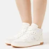 Calvin Klein Jeans Basket Cupsole Mid- Sneakers Hoog - Ivory/Bright White