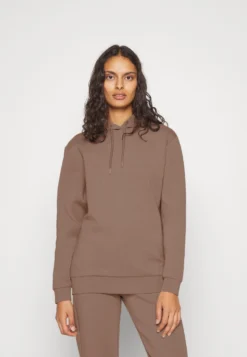 Calvin Klein Minimal Logo Hoodie - Sweater - City Taupe