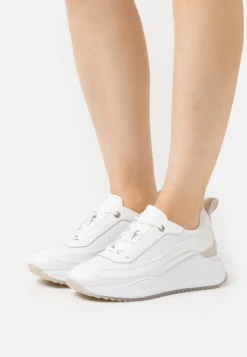 Calvin Klein InternalLace Up - Sneakers Laag - White/ Feather Gray