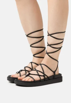Calvin Klein Ergo Strap Sandal - Teensandalen - Black