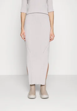 Calvin Klein Iconic Skirt - Kokerrok - Silver Gray