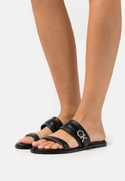 Calvin Klein Almond Slide- Muiltjes - Black