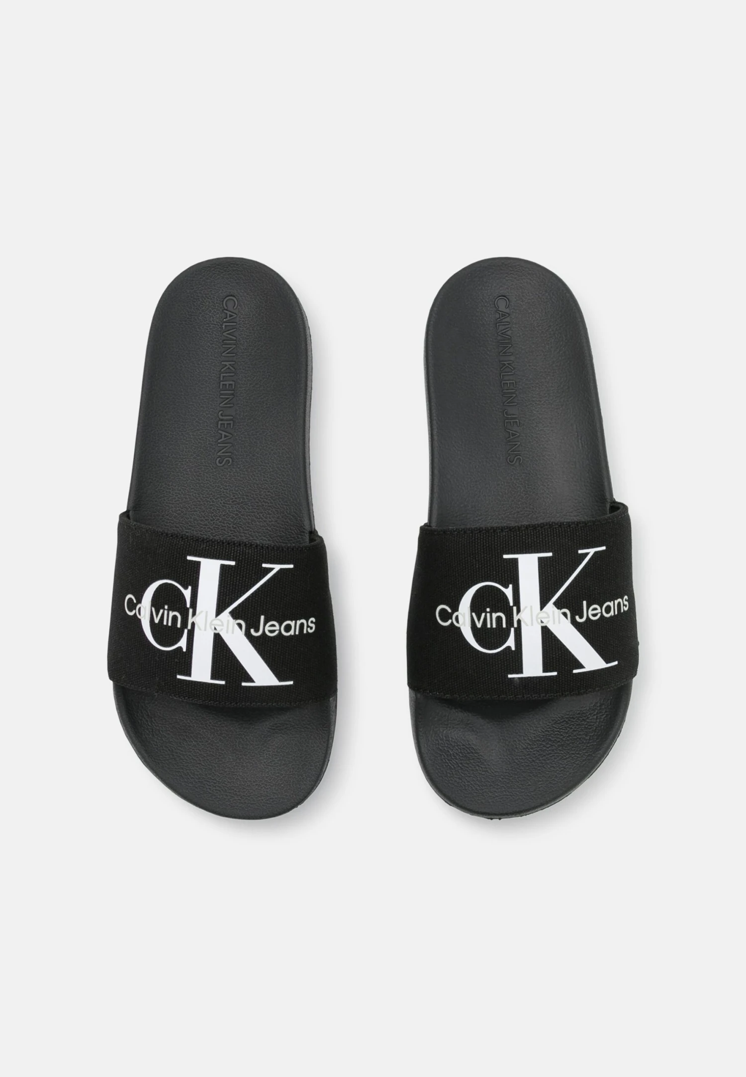 Calvin Klein Jeans Slide Monogram- Badslippers - Black - Afbeelding 6