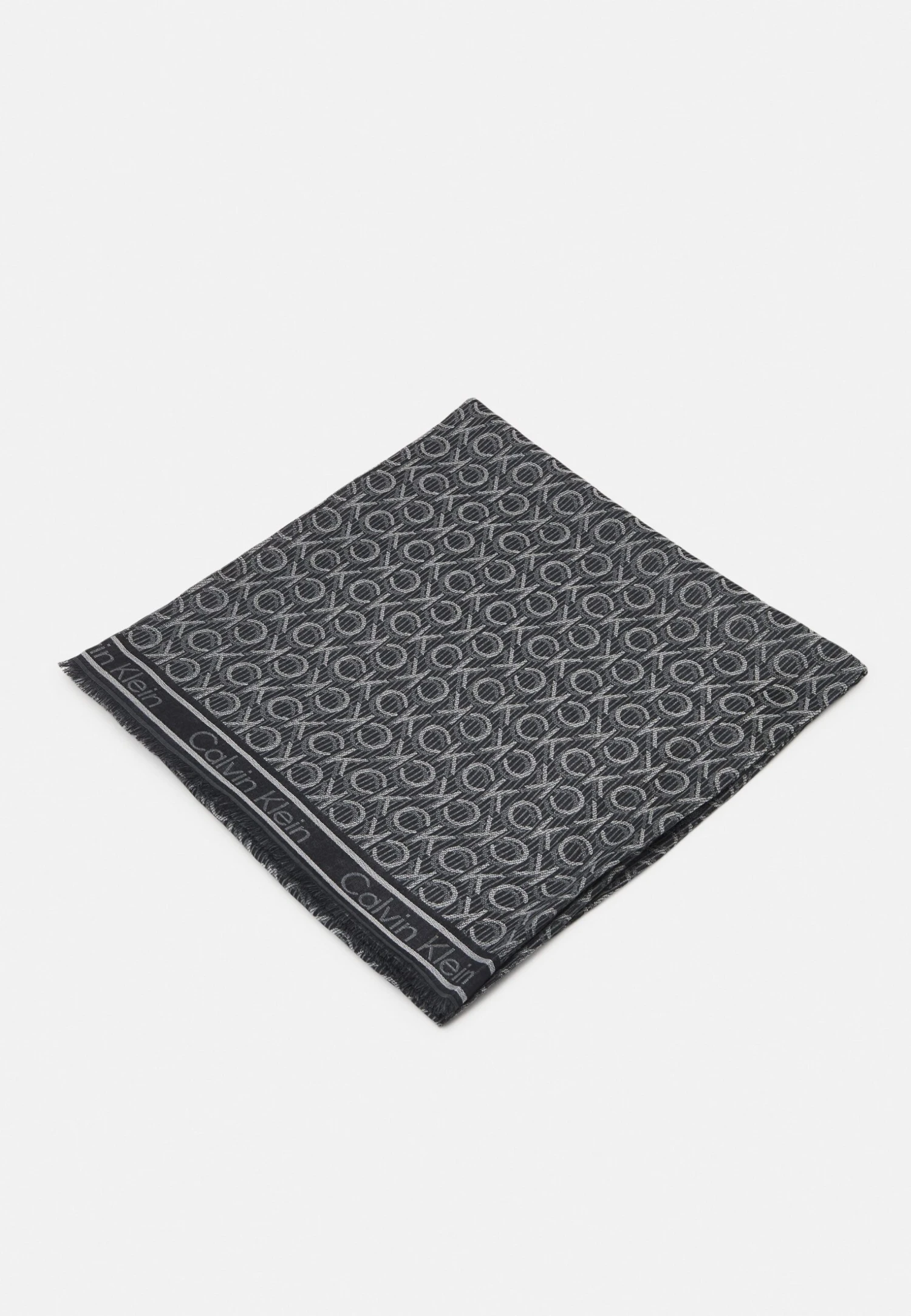 Calvin Klein Monogram Jacquard - Halsdoek - Black - Afbeelding 2