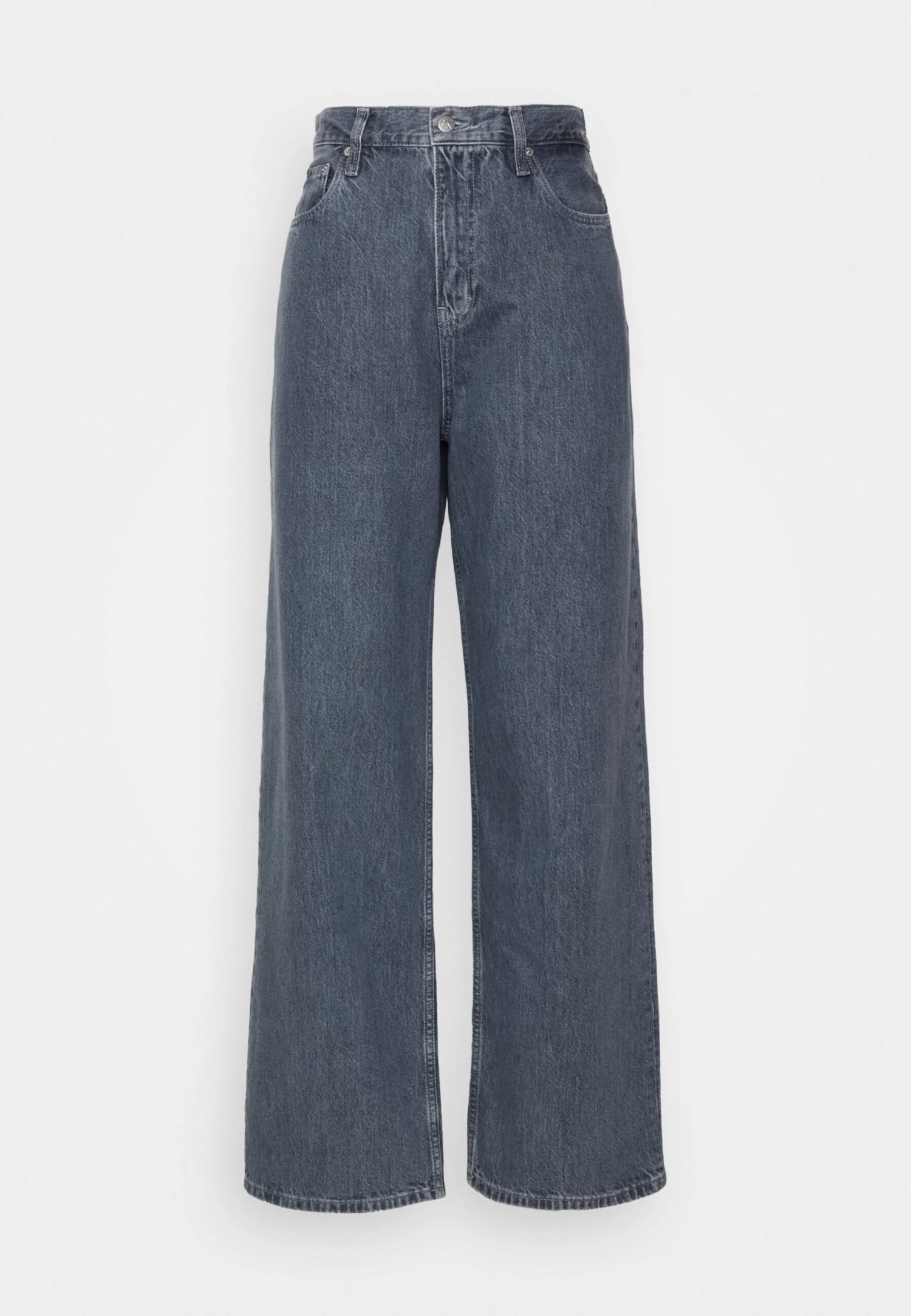Calvin Klein Jeans High Rise - Relaxed Fit Jeans - Denim Grey - Afbeelding 7