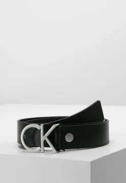 Calvin Klein Logo Belt - Riem - Black