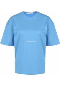 Calvin Klein Jeans Institutional Boyfriend - T-Shirt Basic - Blue Crush