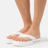 Calvin Klein Jeans Flatform - Teensandalen - White