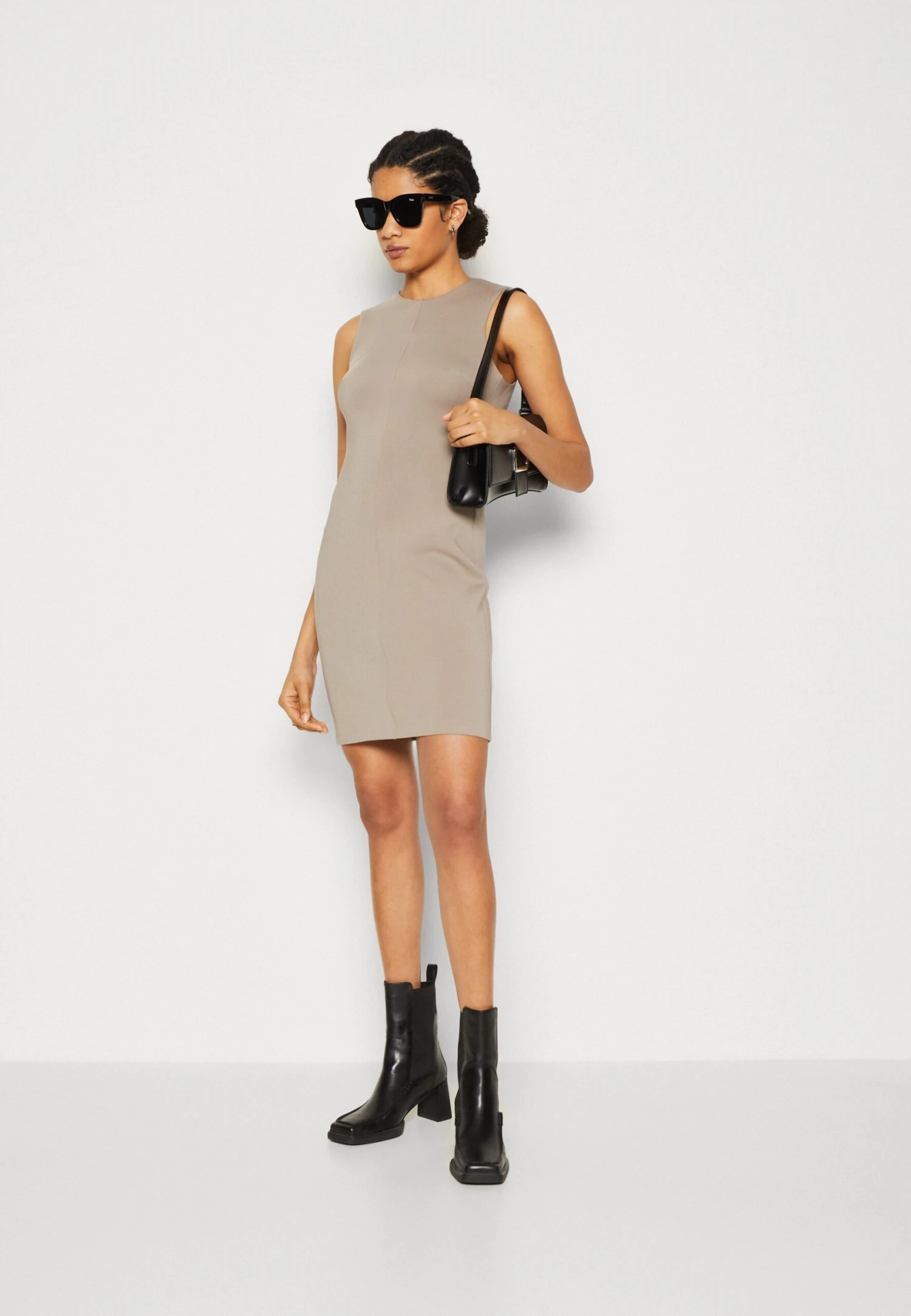 Calvin Klein Mini Tank Dress - Jerseyjurk - Cinder - Afbeelding 2