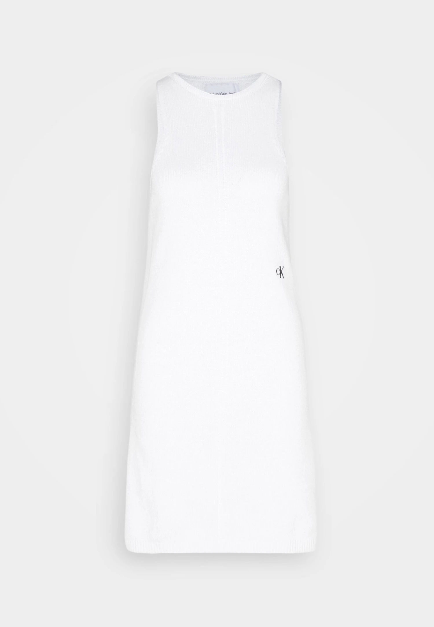 Calvin Klein Jeans Tank Dress - Gebreide Jurk - Bright White - Afbeelding 5
