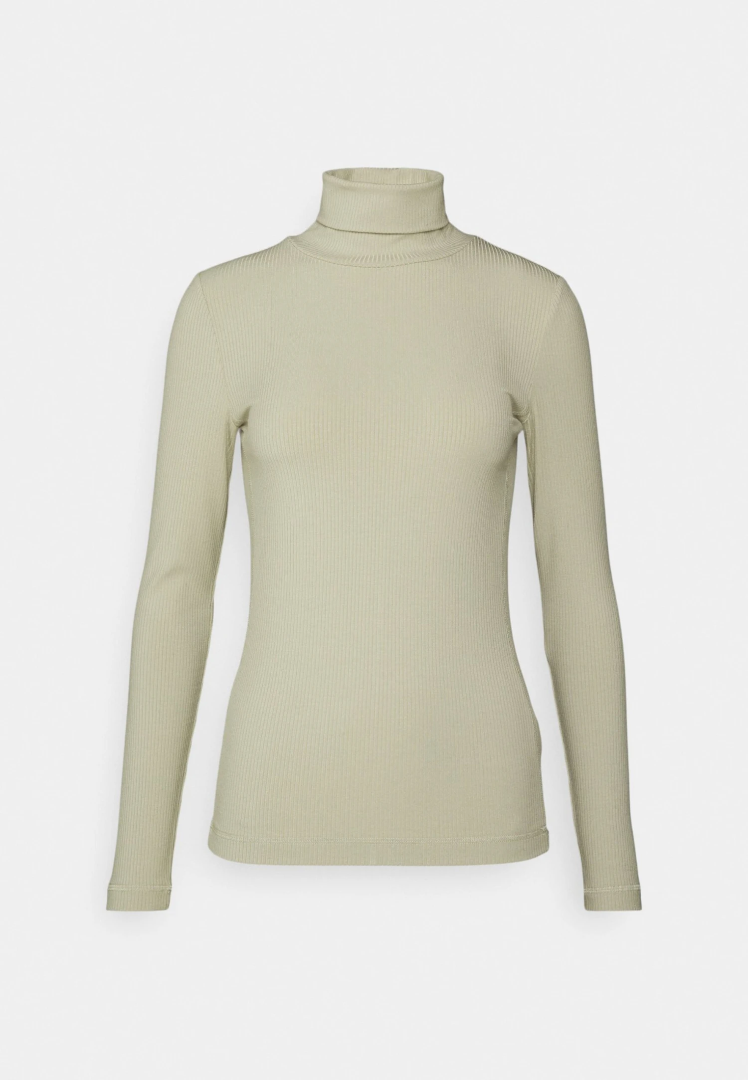 Calvin Klein Rib Roll Neck Long Sleeve - Longsleeve - Moss Gray - Afbeelding 4
