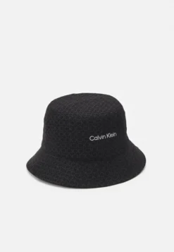 Calvin Klein Monogram Reversible Bucket Hat - Hoed - Black