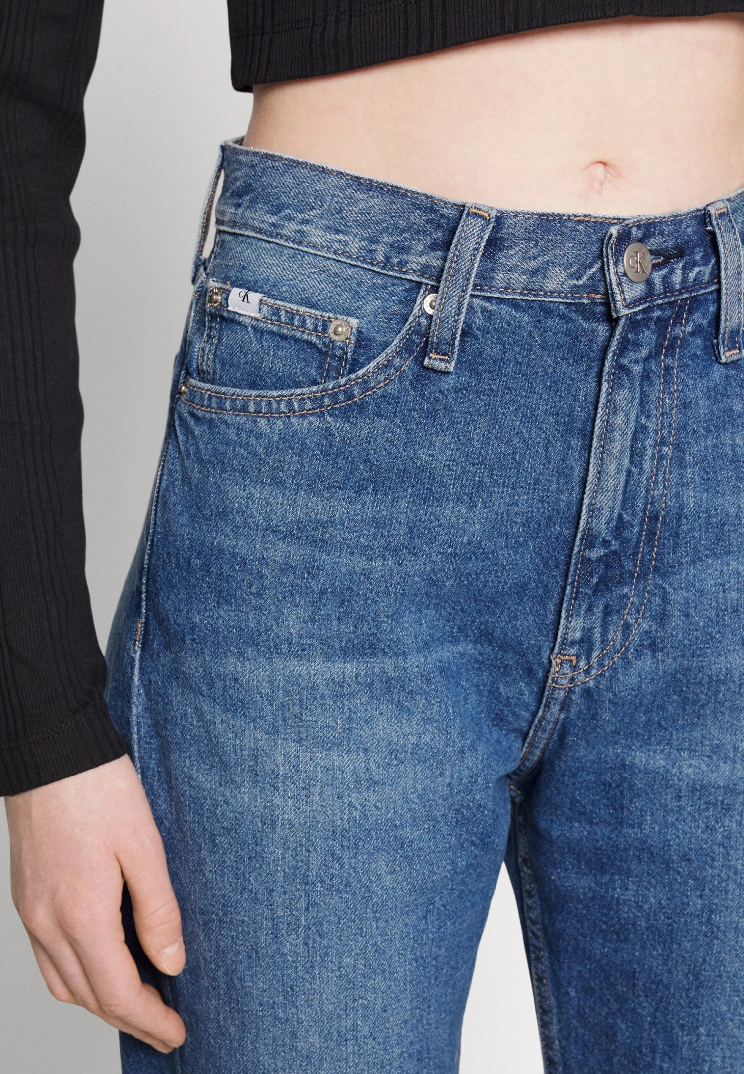 Calvin Klein Jeans Authentic Bootcut - Bootcut Jeans - Denim Dark - Afbeelding 4