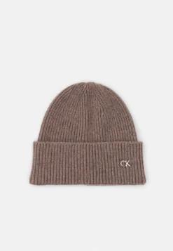 Calvin Klein Relock Beanie - Muts - Deep Taupe