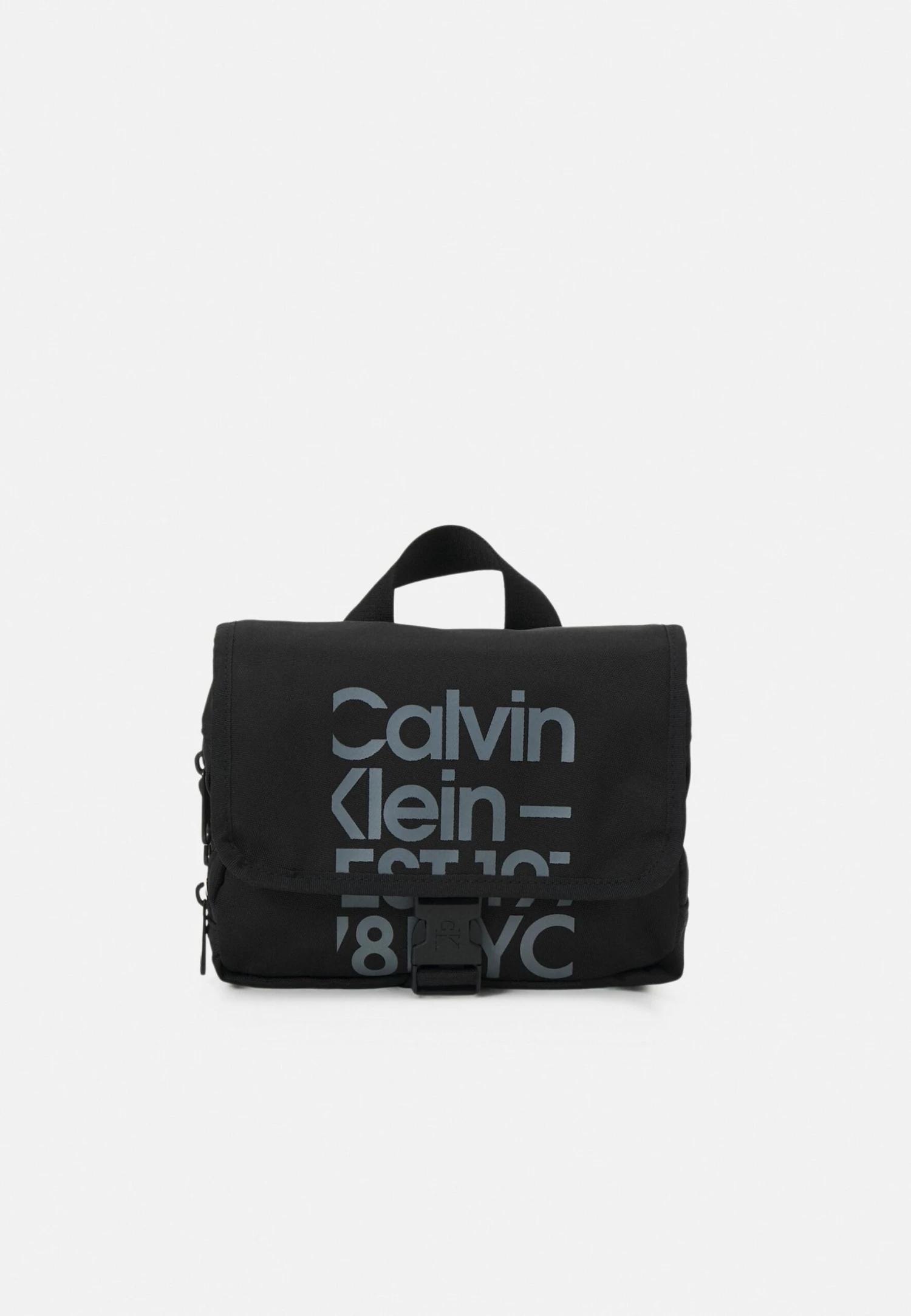 Calvin Klein Jeans Sport Essentials Washbag Unisex - Reisaccessoires - Black / Overcast Grey Print
